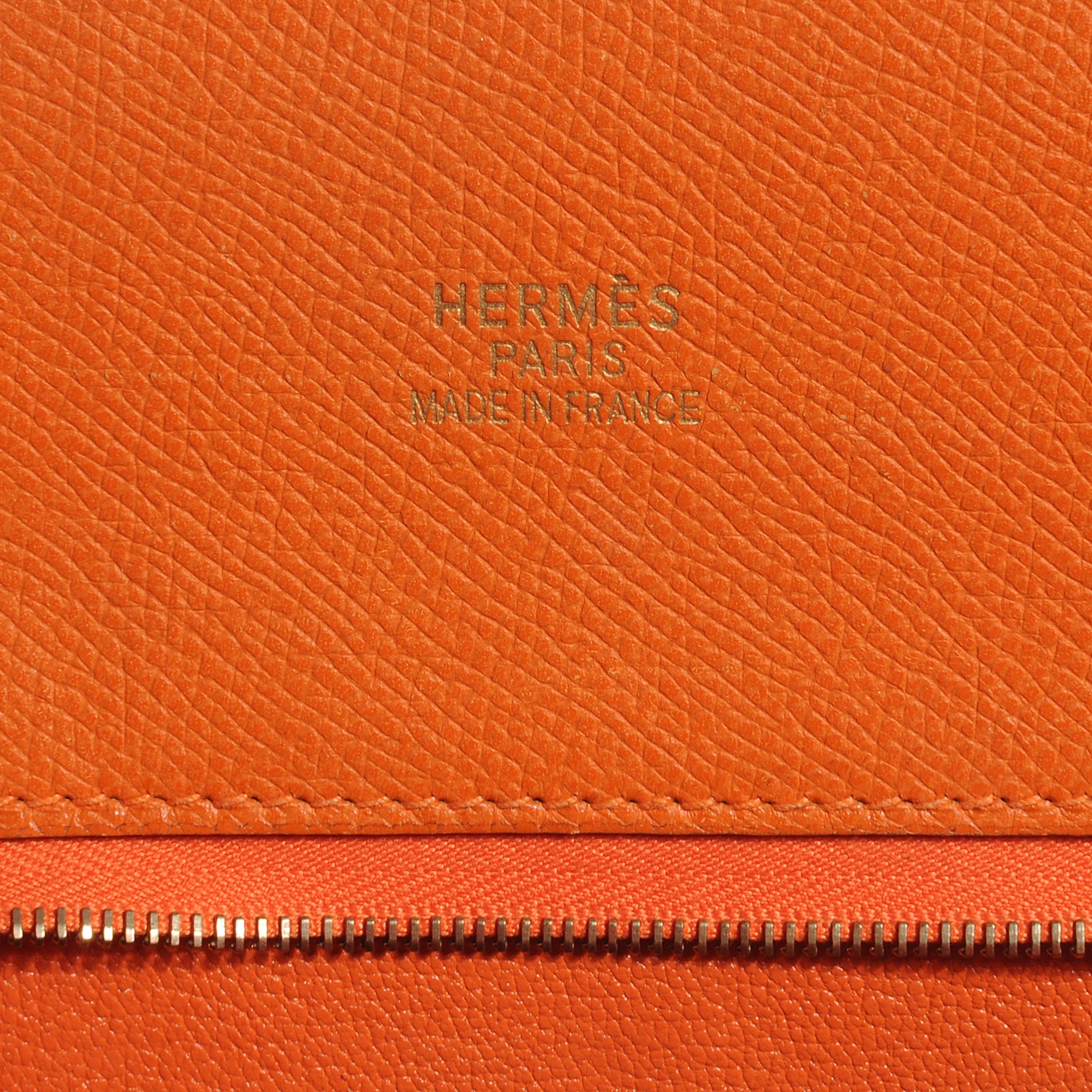 Hermes Courchevel Whitebus 40 Orange 7 of 10