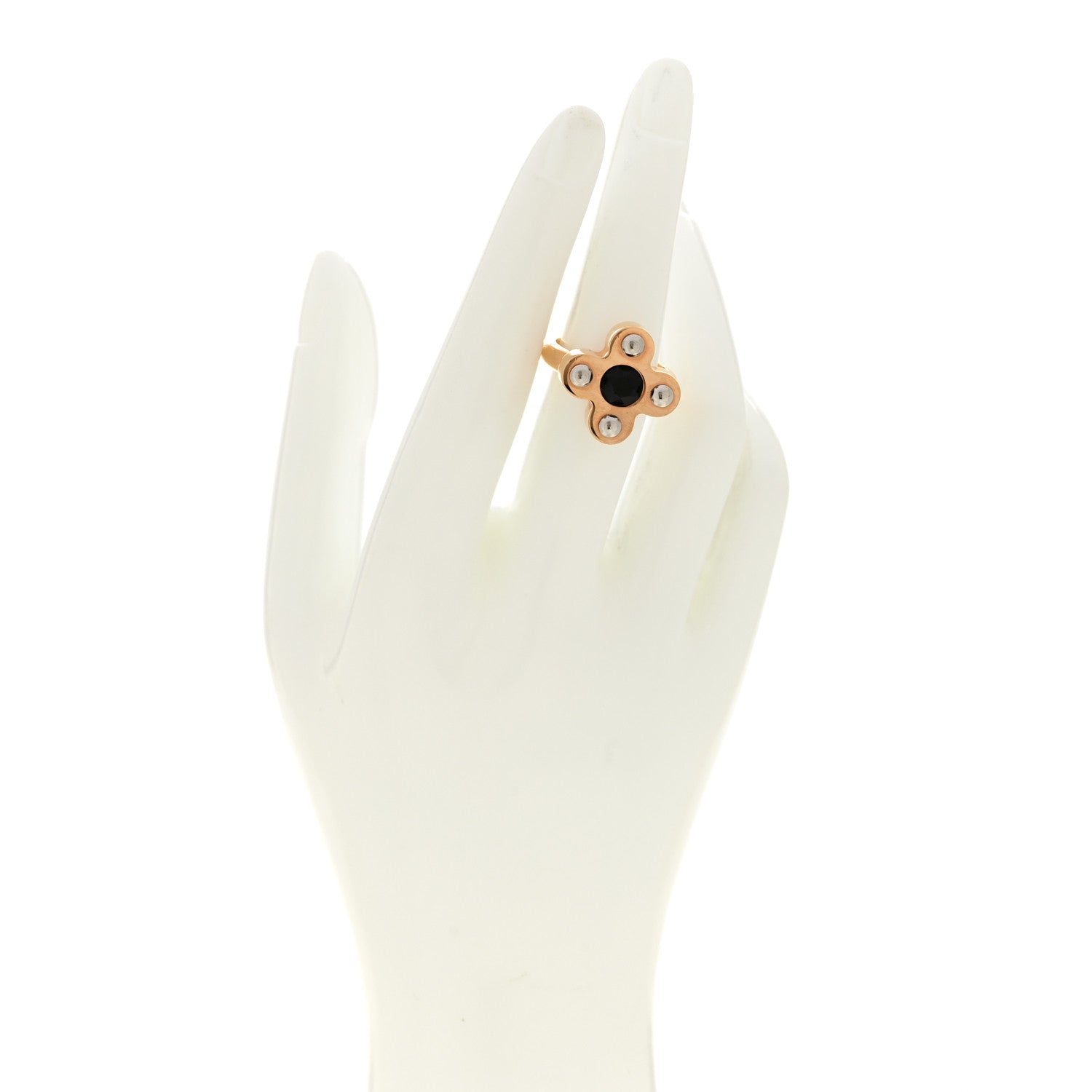 Louis Vuitton Metal Love Letters Timeless Ring L Gold 2 of 6