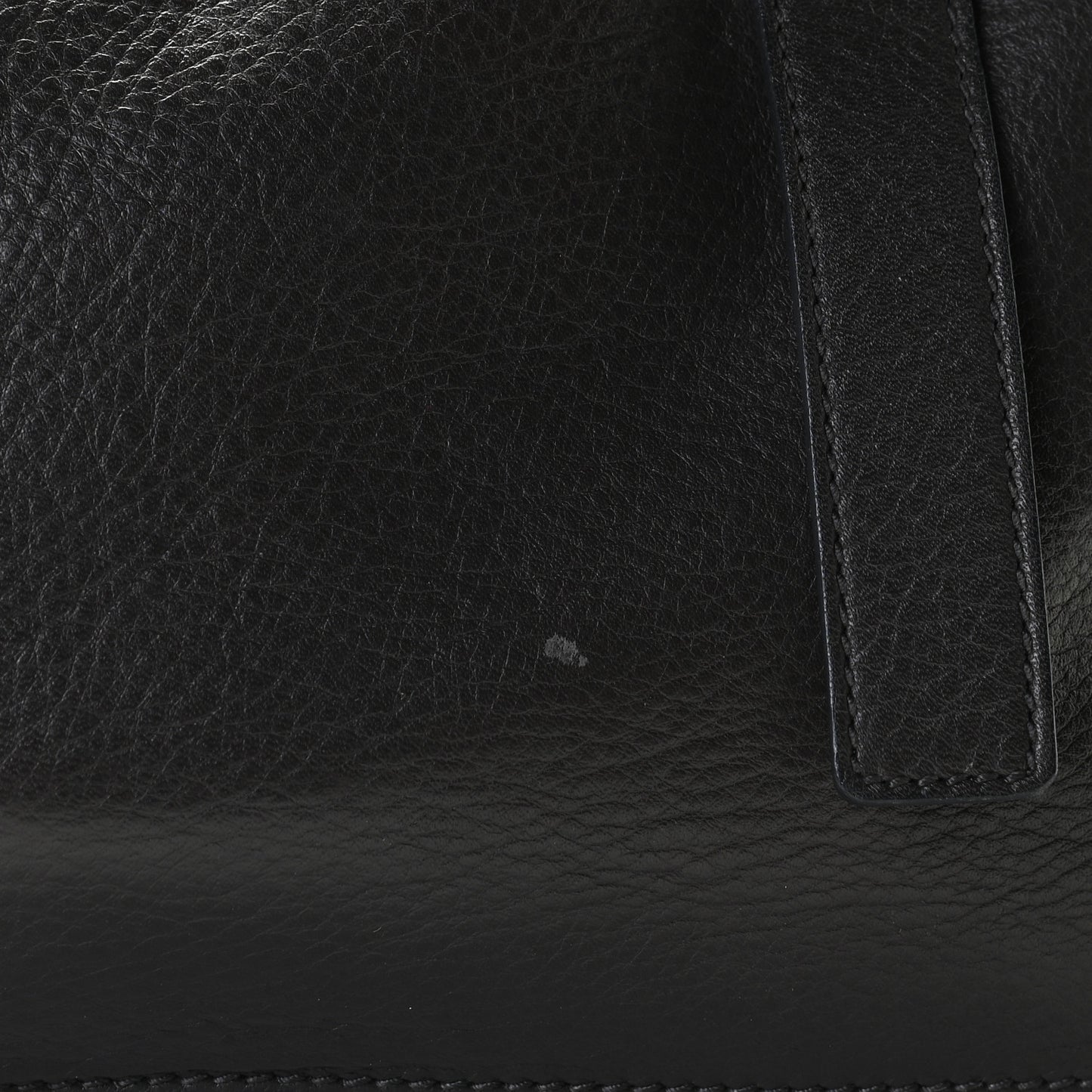 Calfskin Canvas Medium Muse Two Black