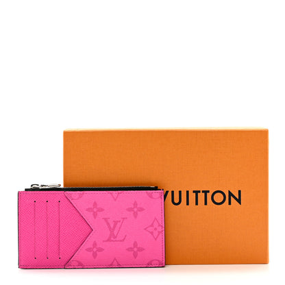 Louis Vuitton Taigarama Coin Card Holder Fuchsia 10 of 10
