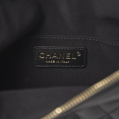 Chanel Lambskin Quilted Waist Bag Fanny Pack Black 6 of 11