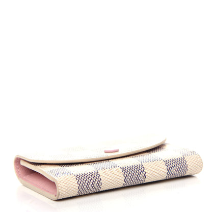 Louis Vuitton Damier Azur Rosalie Coin Purse Rose Ballerine 4 of 7