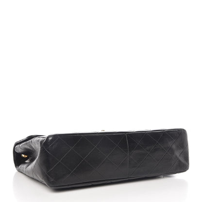 Chanel Lambskin Quilted Jumbo Single Flap Black 4 of 11
