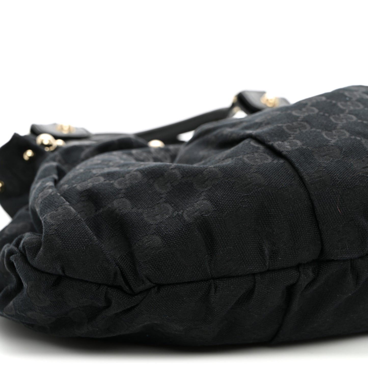 Monogram Studded Pelham Medium Tote Black