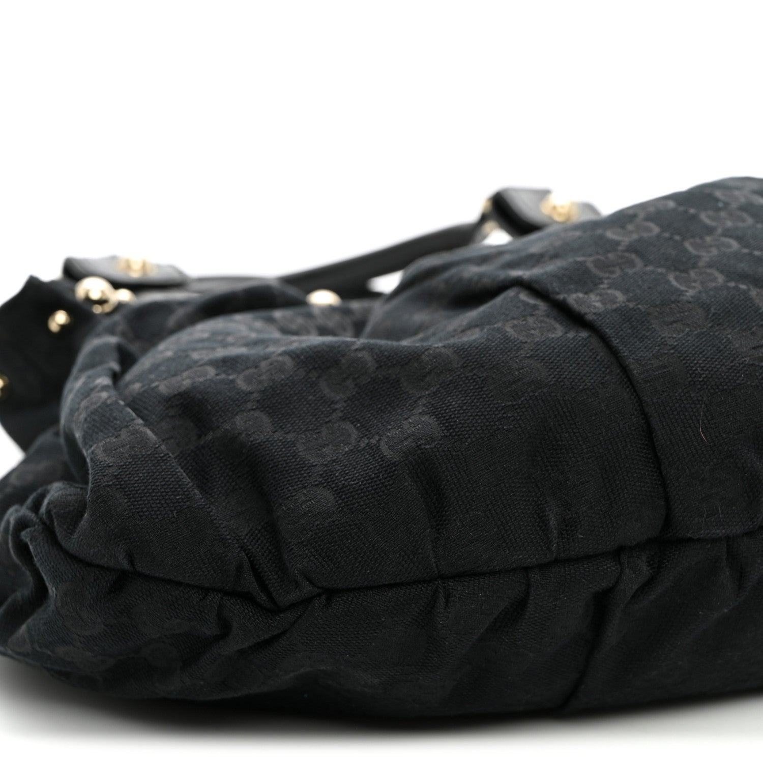 Gucci Monogram Studded Pelham Medium Tote Black 8 of 9