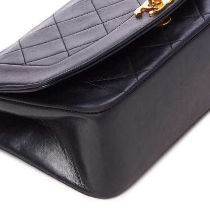 Chanel Lambskin Quilted Small Single Flap Bag Black 5 of 9