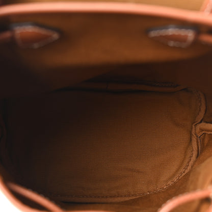 Celine Triomphe Canvas Calfskin Mini Folco Backpack Tan 4 of 10