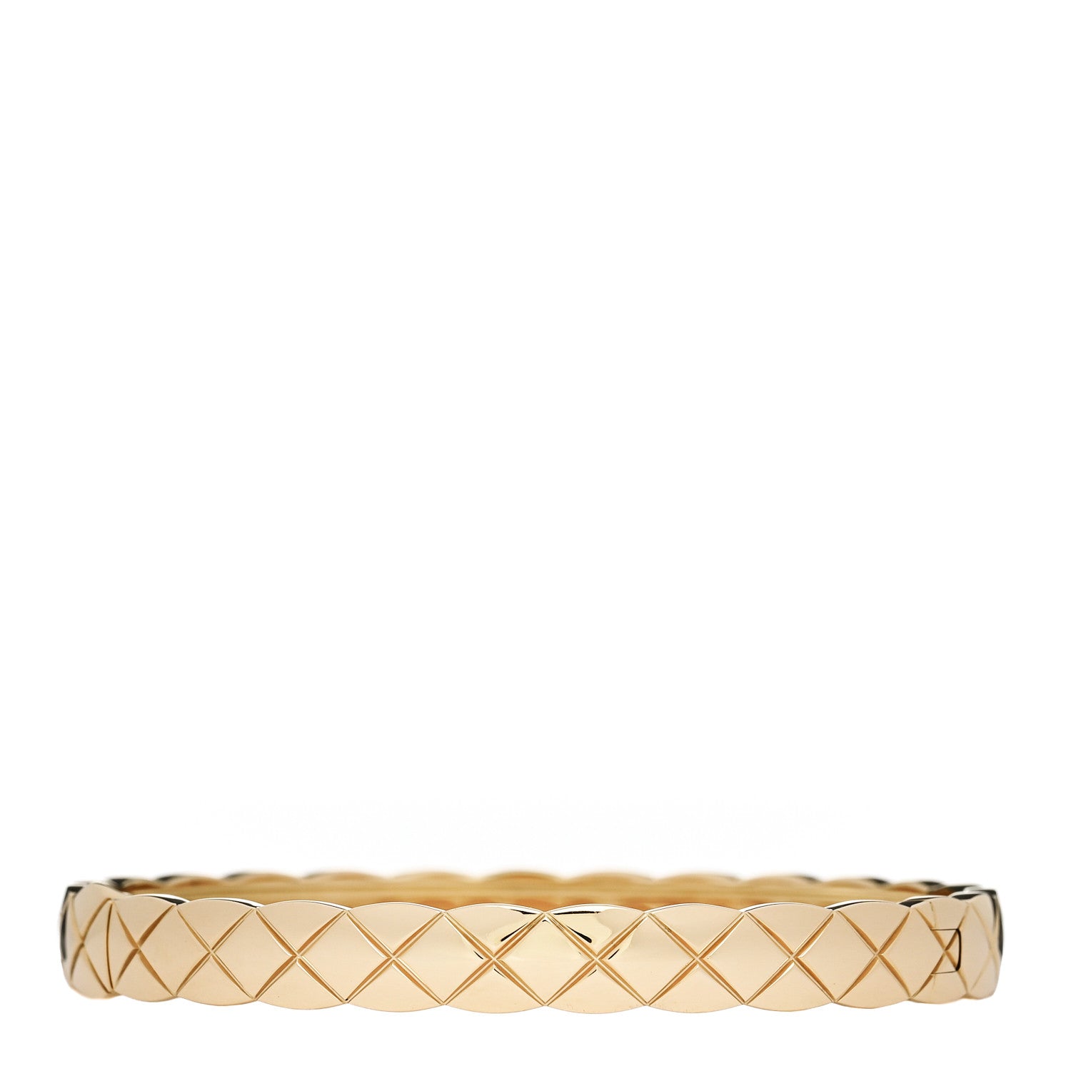 Chanel 18K Yellow Gold Coco Crush Bangle Bracelet S 2 of 4