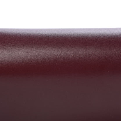 Celine Box Calfskin Medium Classic Box Flap Bag Burgundy 9 of 12