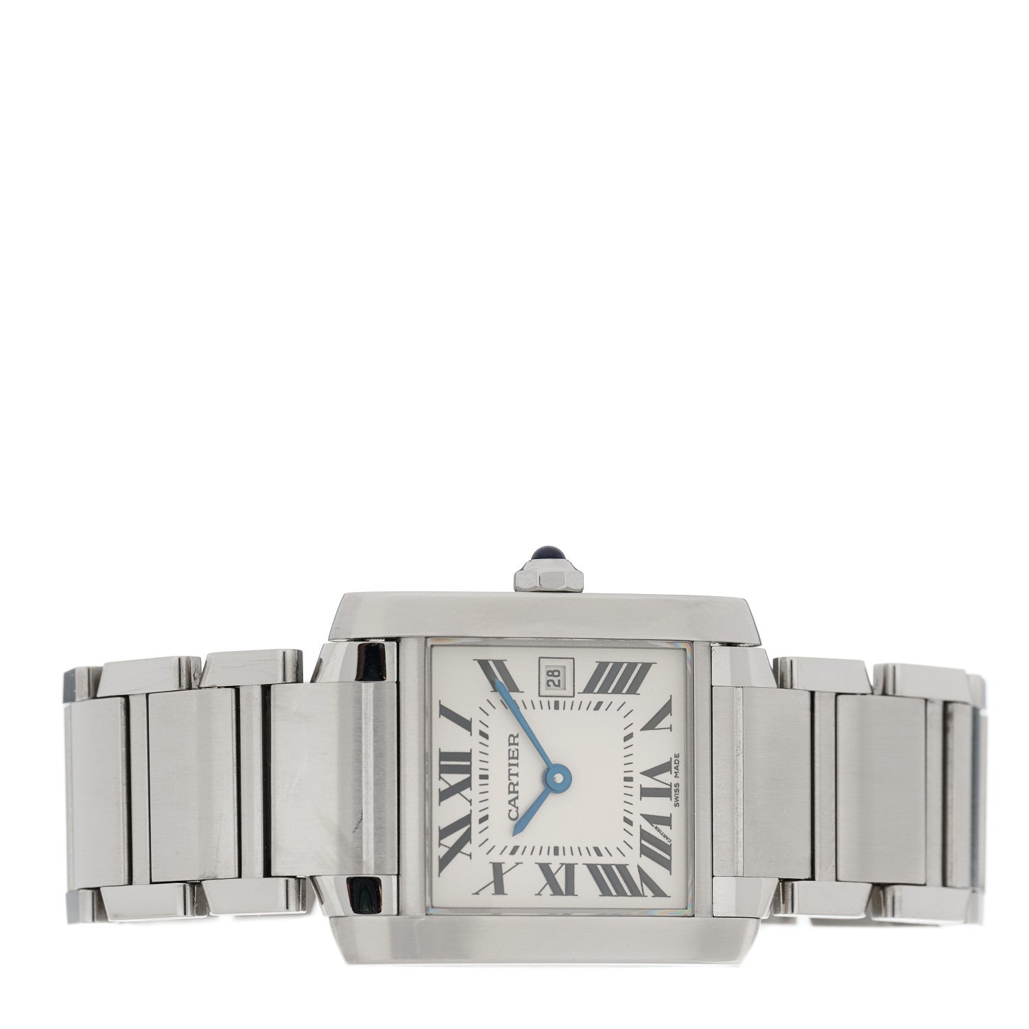 Cartier Stainless Steel 25mm Tank Francaise Quartz Watch 2 of 4