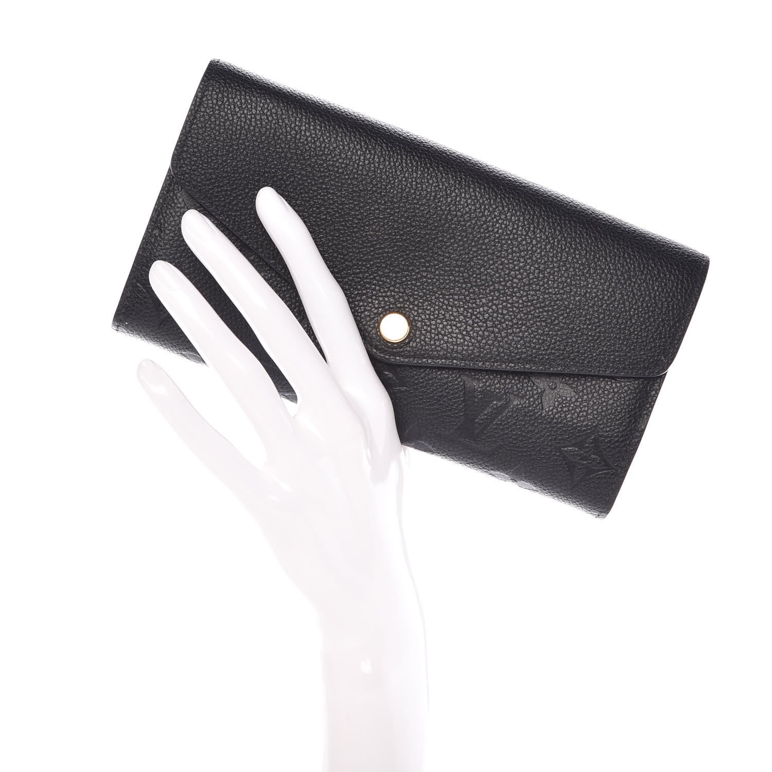 Louis Vuitton Empreinte Sarah Wallet NM Black 2 of 12