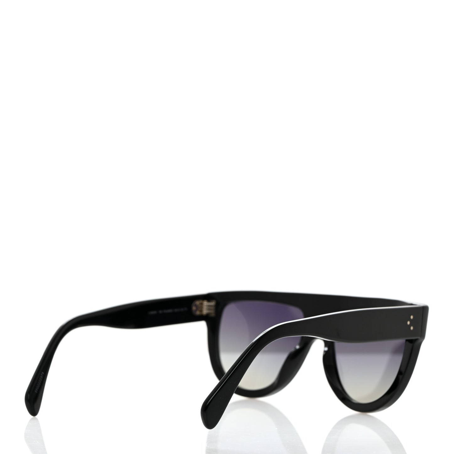 Acetate Polarized Rectangular Sunglasses CL40011N Black