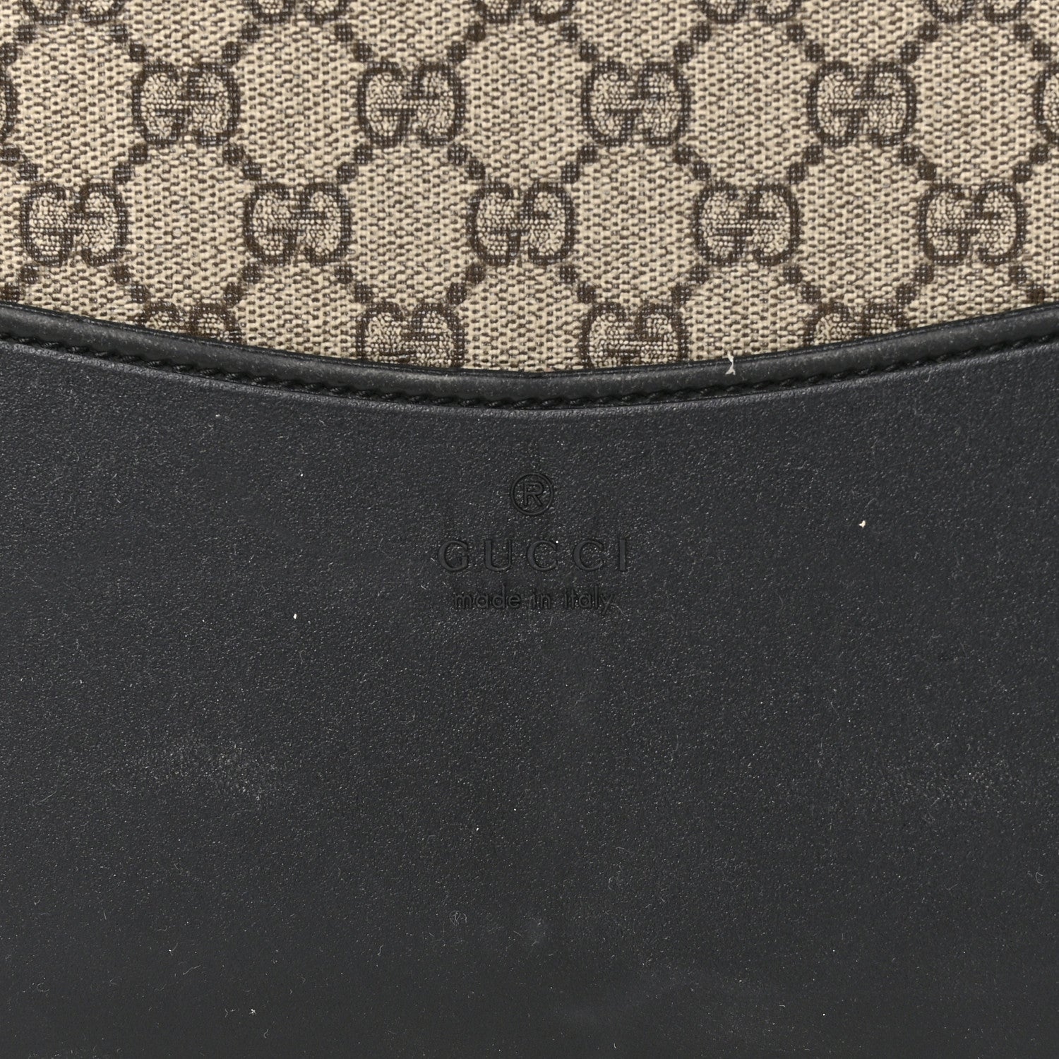 Gucci GG Supreme Monogram Azalea Calfskin Retro Interlocking G Carry On Trolley Beige Ebony Brown Sugar 6 of 11