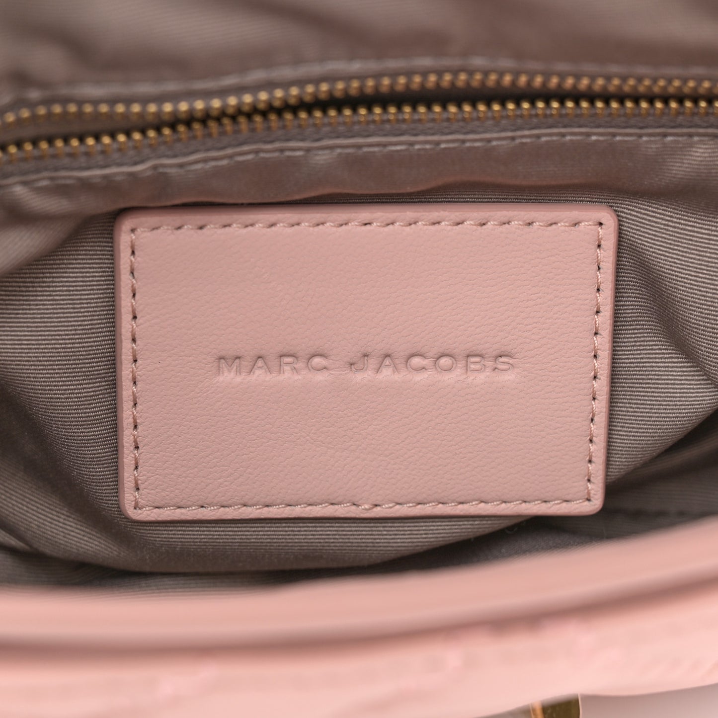 Lambskin Quilted J Marc Mini Shoulder Bag Rose