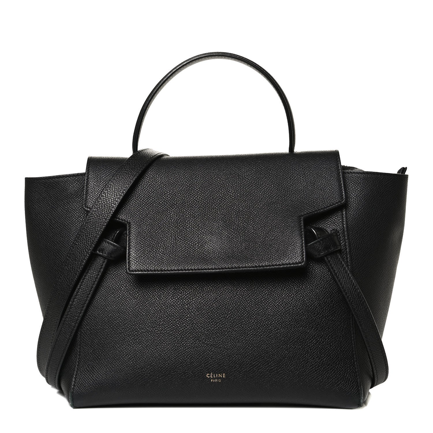 Celine Grained Calfskin Micro Belt Bag Black 1 of 9