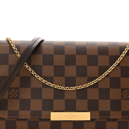 Louis Vuitton Damier Ebene Favorite MM 8 of 10