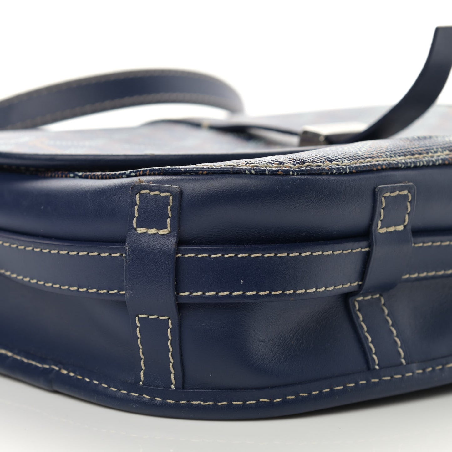 Goyardine Belvedere II PM Messenger Bag Navy