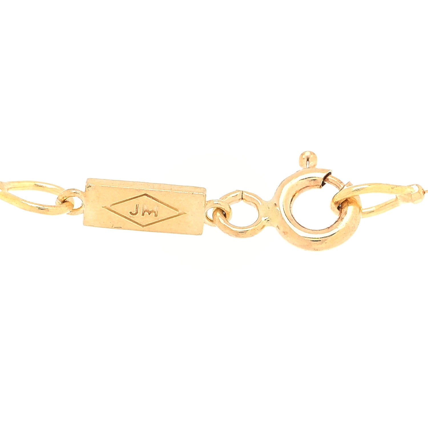 Jennifer Meyer 18K Yellow Gold Hammered Disc Pendant Necklace 4 of 6