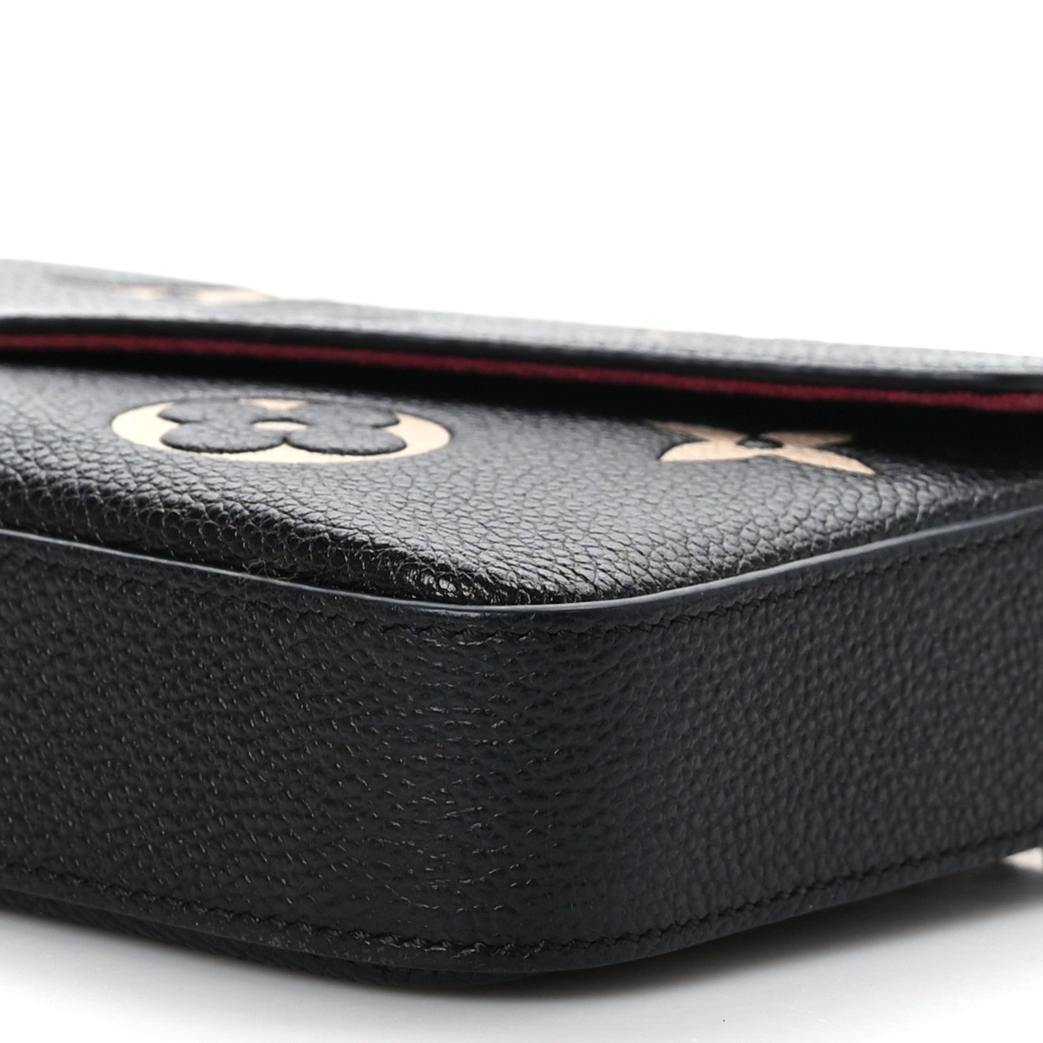 Louis Vuitton Empreinte Monogram Giant Felicie Pochette Black Beige 8 of 8