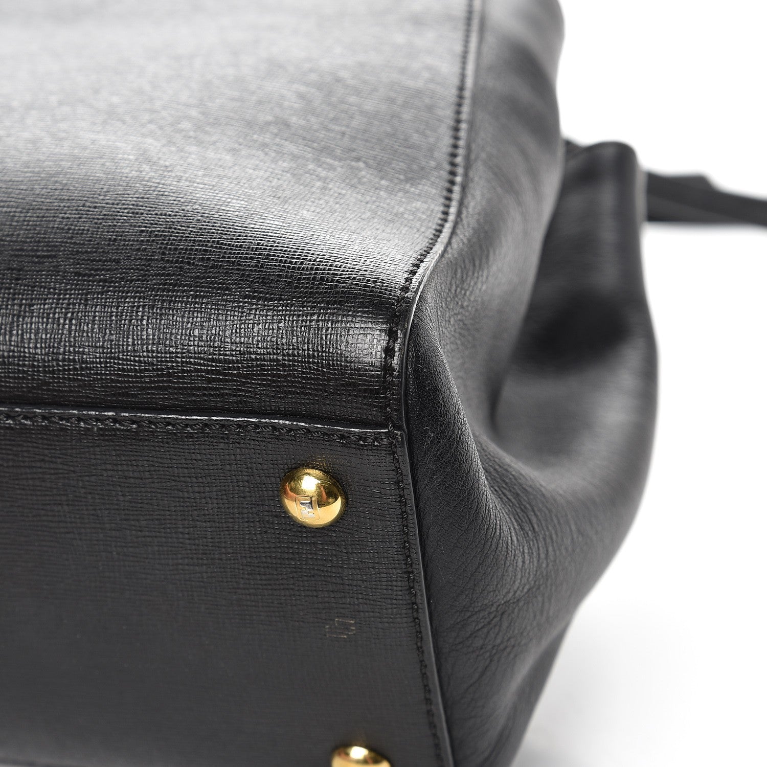 Fendi Vitello Elite Petite 2Jours Tote Black 8 of 8
