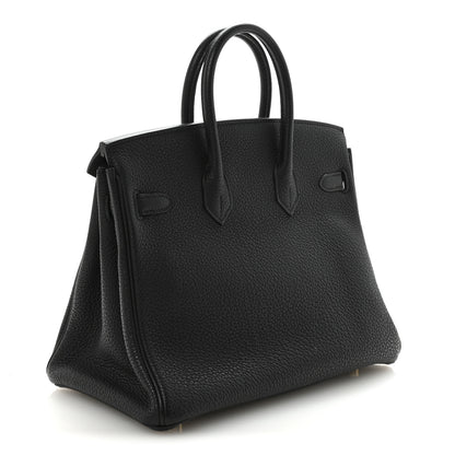 Hermes Togo Birkin 25 Black 3 of 9