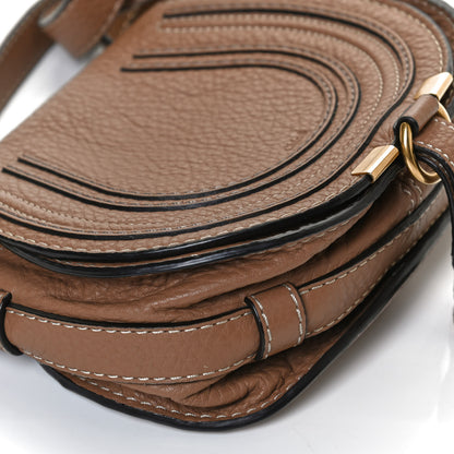 Chloe Calfskin Mini Marcie Round Crossbody Bag Nut 11 of 11
