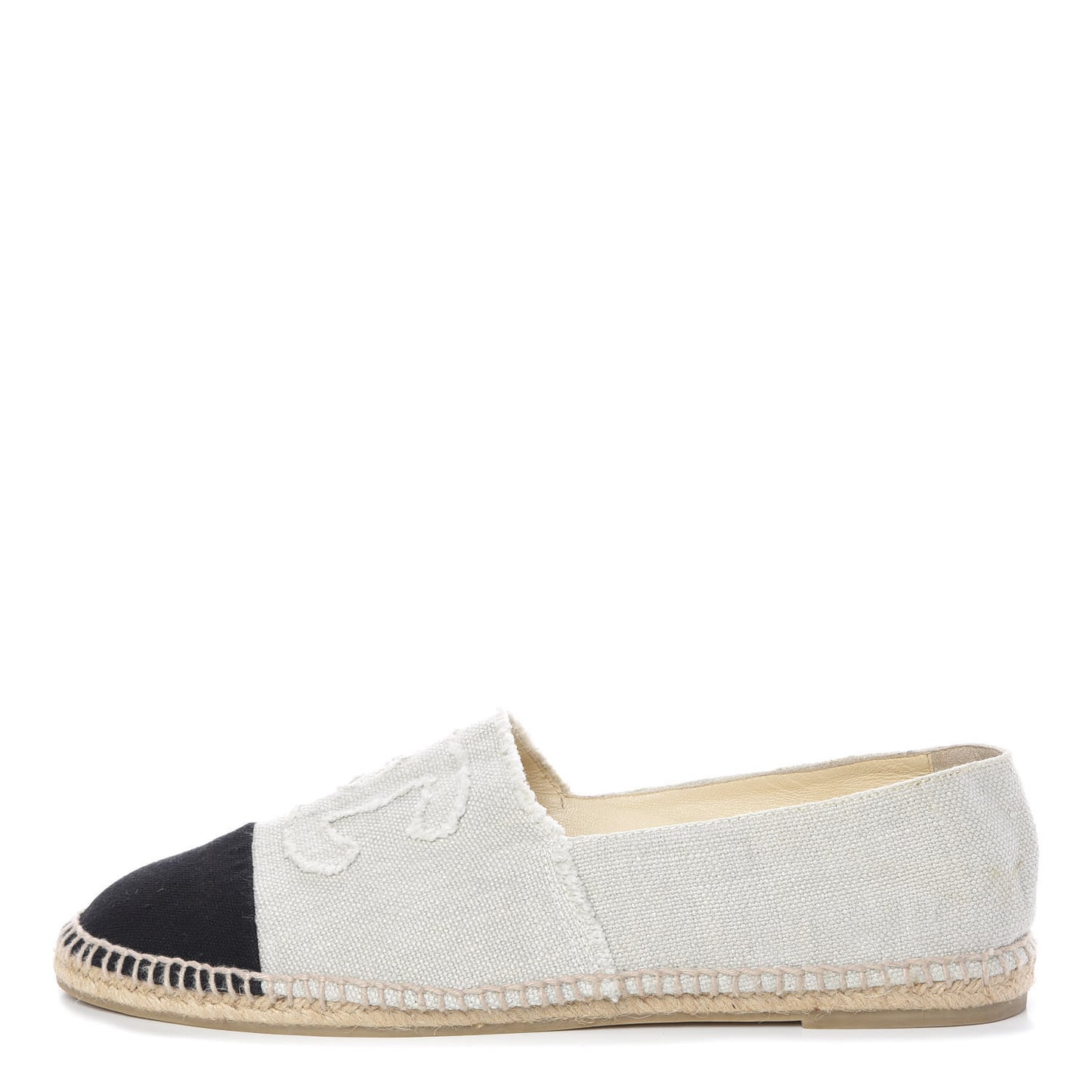 Toile CC Cap Toe Espadrilles 44 Beige