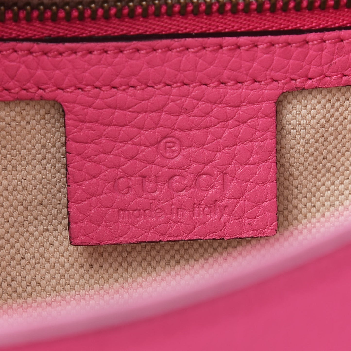 Calfskin Small GG Marmont Top Handle Bag Pink Tropical Flower