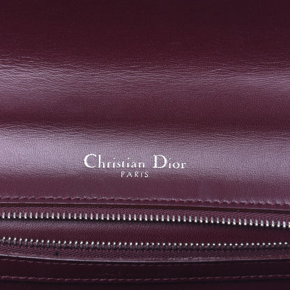 Christian Dior Lambskin Sequin Medium Diorama Flap Bag Plum 6 of 11