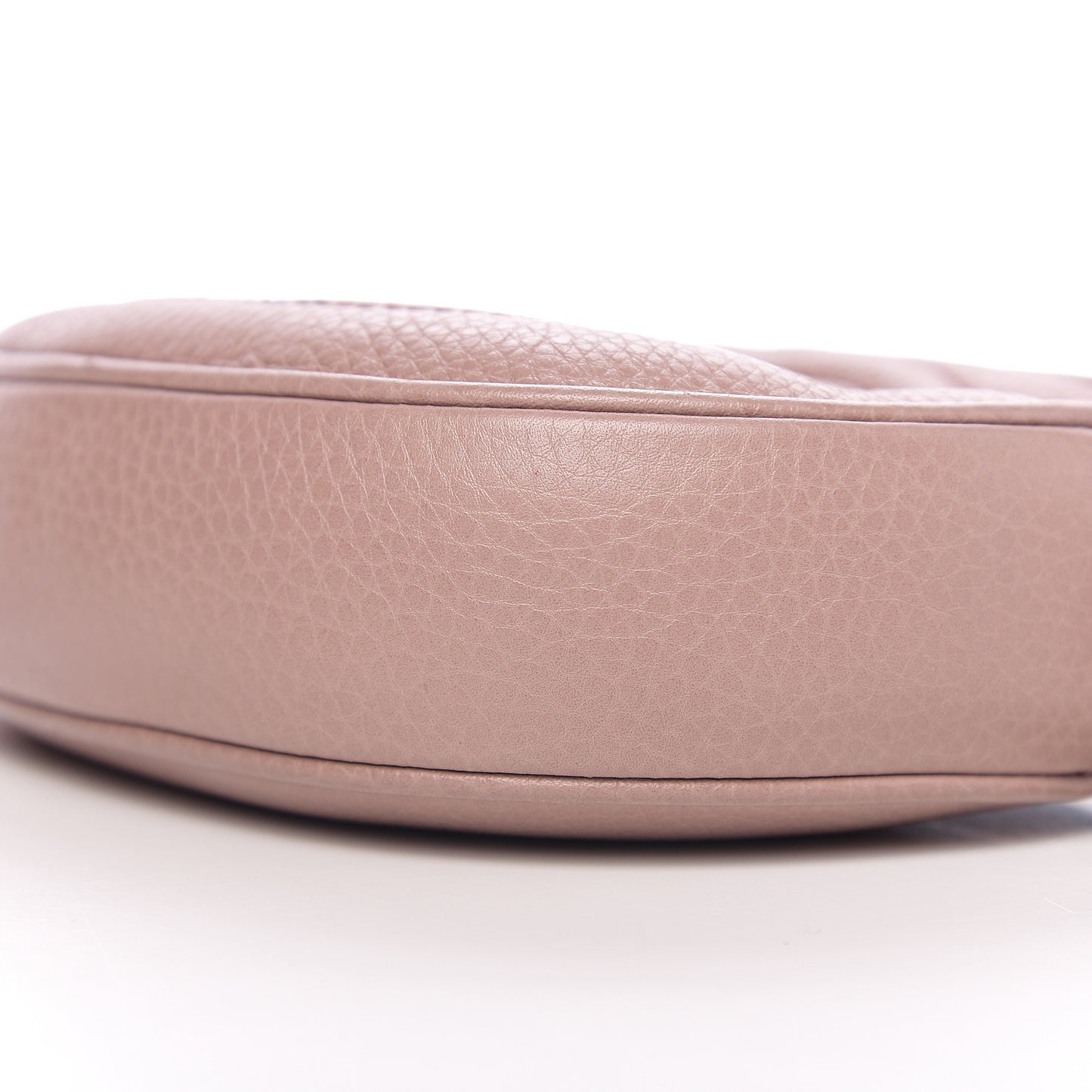 Pebbled Calfskin Mini Soho Chain Bag Dark Cipria