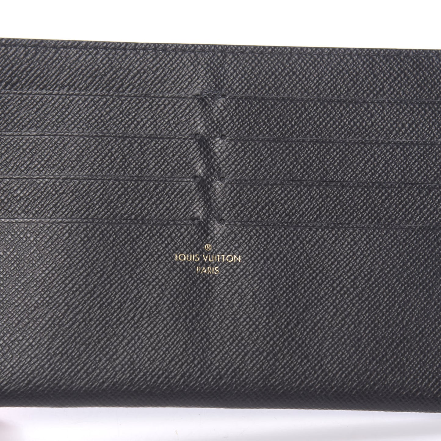 Calfskin Felicie Chain Wallet Card Holder Insert Black