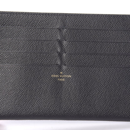 Louis Vuitton Calfskin Felicie Chain Wallet Card Holder Insert Black 6 of 6