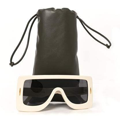 Loewe Acetate Anagram Shield Sunglasses LW40104I Beige 7 of 7