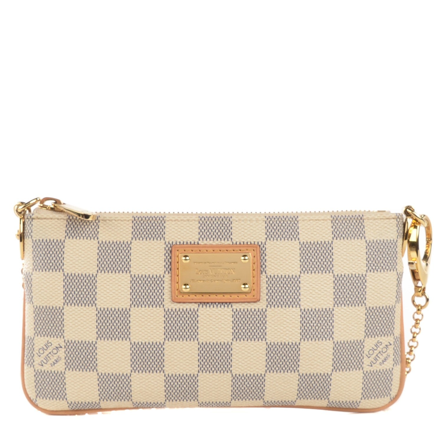 Louis Vuitton Damier Azur Pochette Milla MM 1 of 8