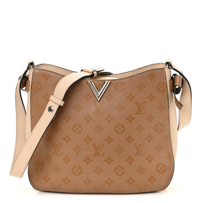 Louis Vuitton Cuir Plume Cuir Ecume Very Hobo Sesame Creme 1 of 10