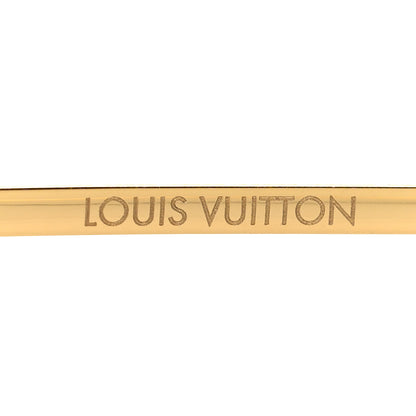 Louis Vuitton Metal The Party Aviator Anti Blue Light Sunglasses Z0997W Gold 5 of 7