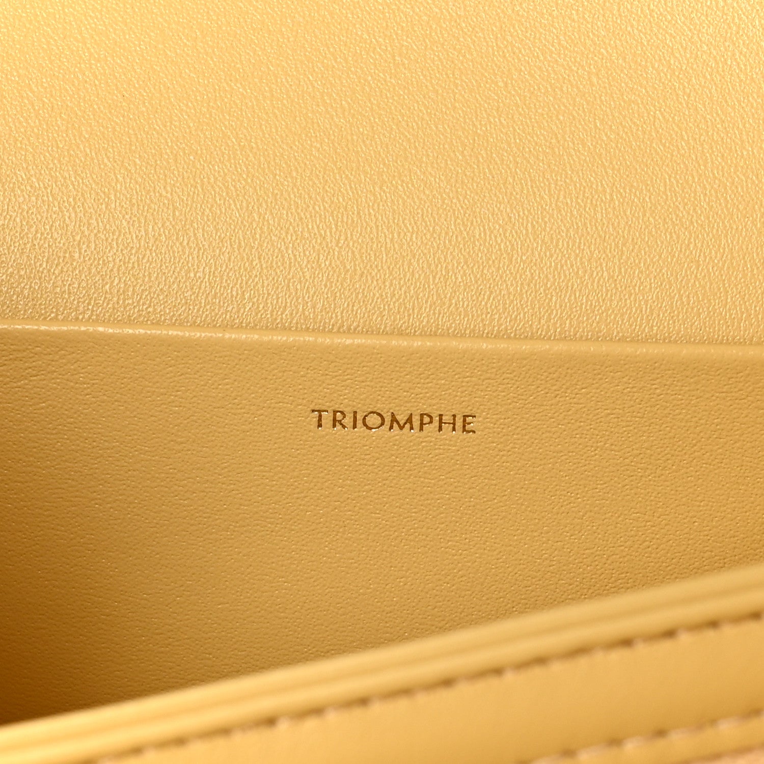 Celine Shiny Calfskin Medium Triomphe Limestone 6 of 10