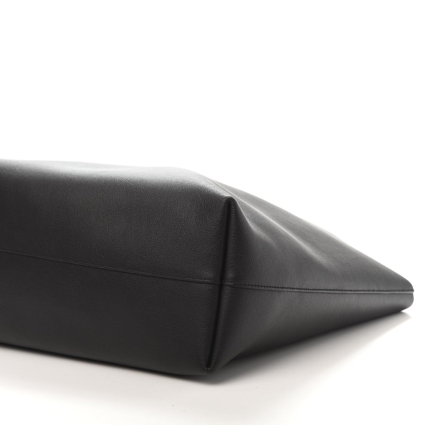 Calfskin Large Shopping Tote Black