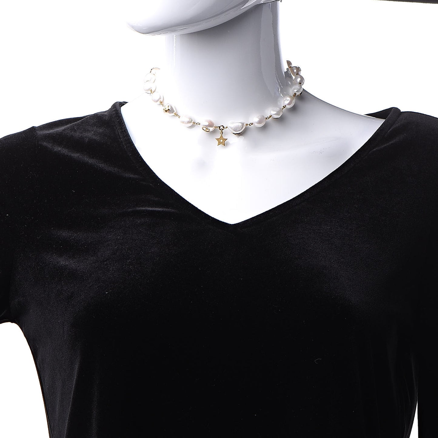 Pearl Tribal Choker Necklace Gold
