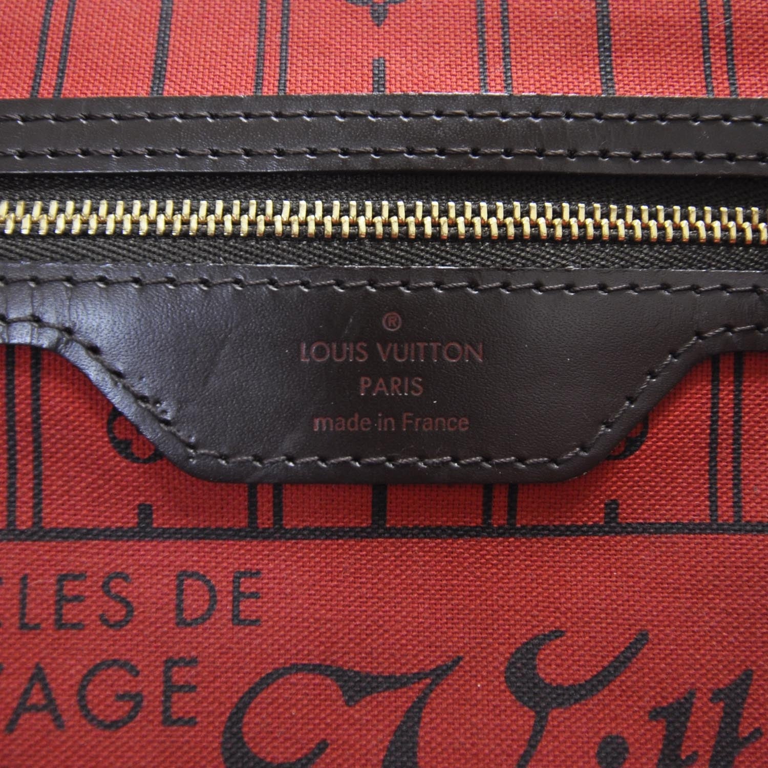 Louis Vuitton Damier Ebene Neverfull PM 7 of 8