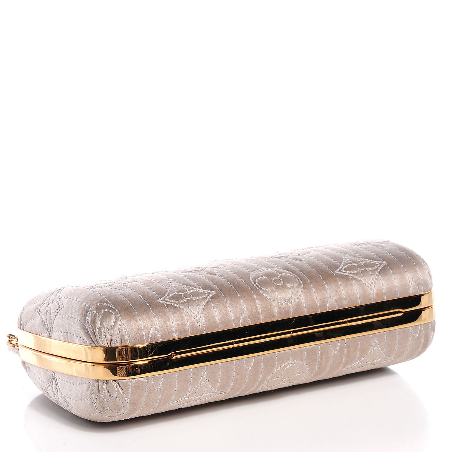 Louis Vuitton Monogram Motard Minaudiere Clutch Pearl 4 of 7