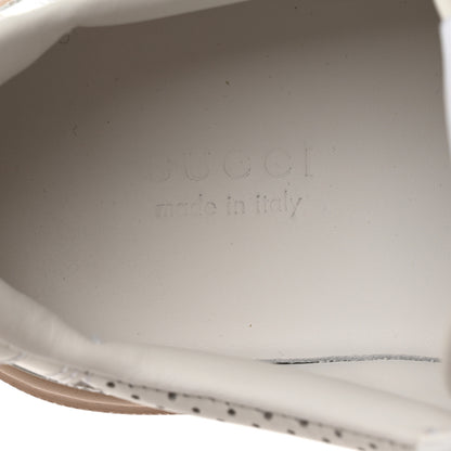 Gucci Calfskin GG Tennis Embossed Womens Platform 55mm Sneakers 38.5 White 7 of 8