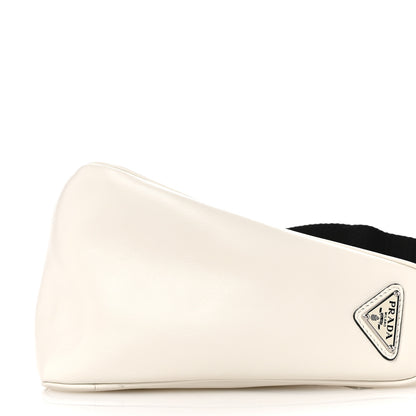 Prada Grace Lux Triangle Shoulder Bag White 9 of 9