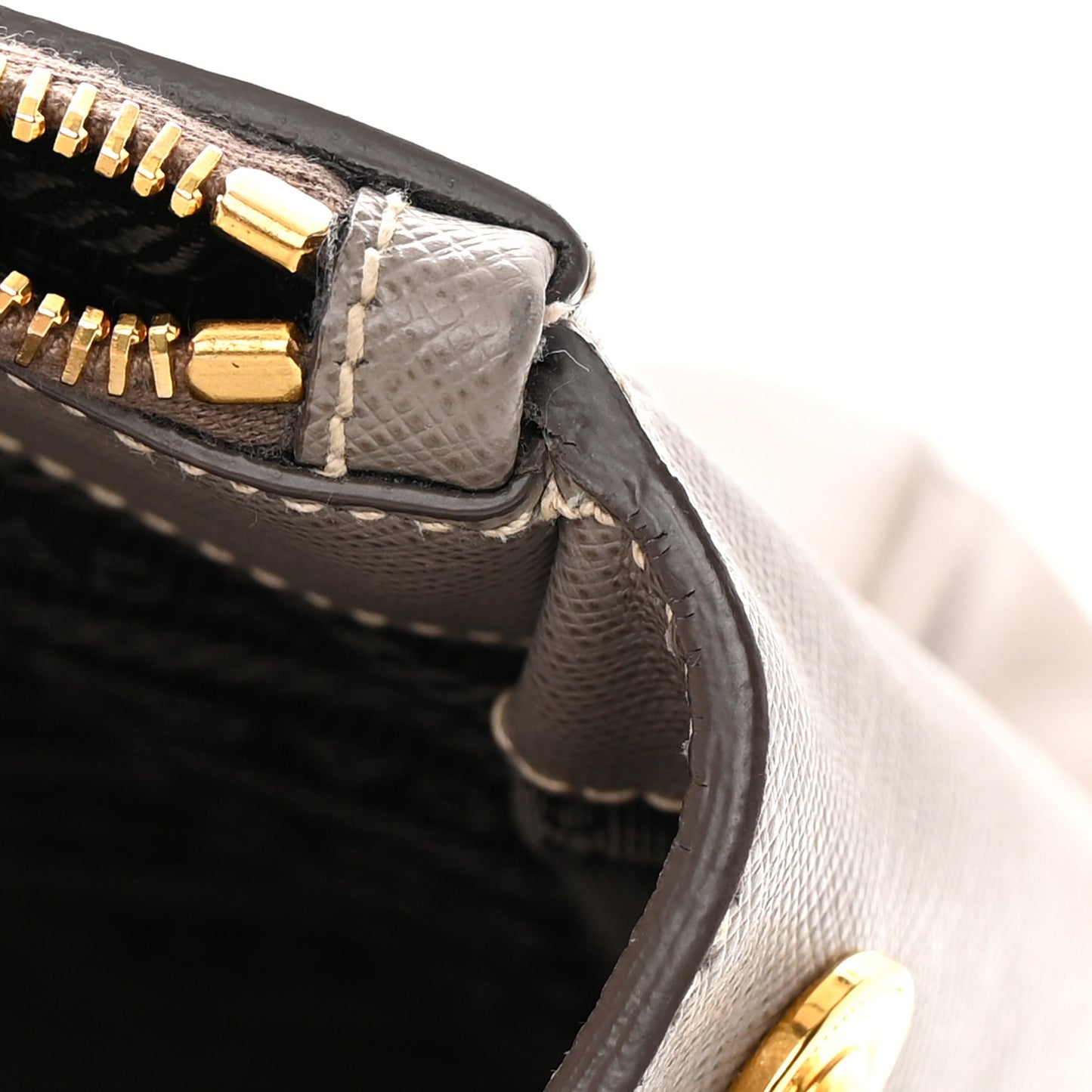 Saffiano Large Galleria Double Zip Tote Argilla