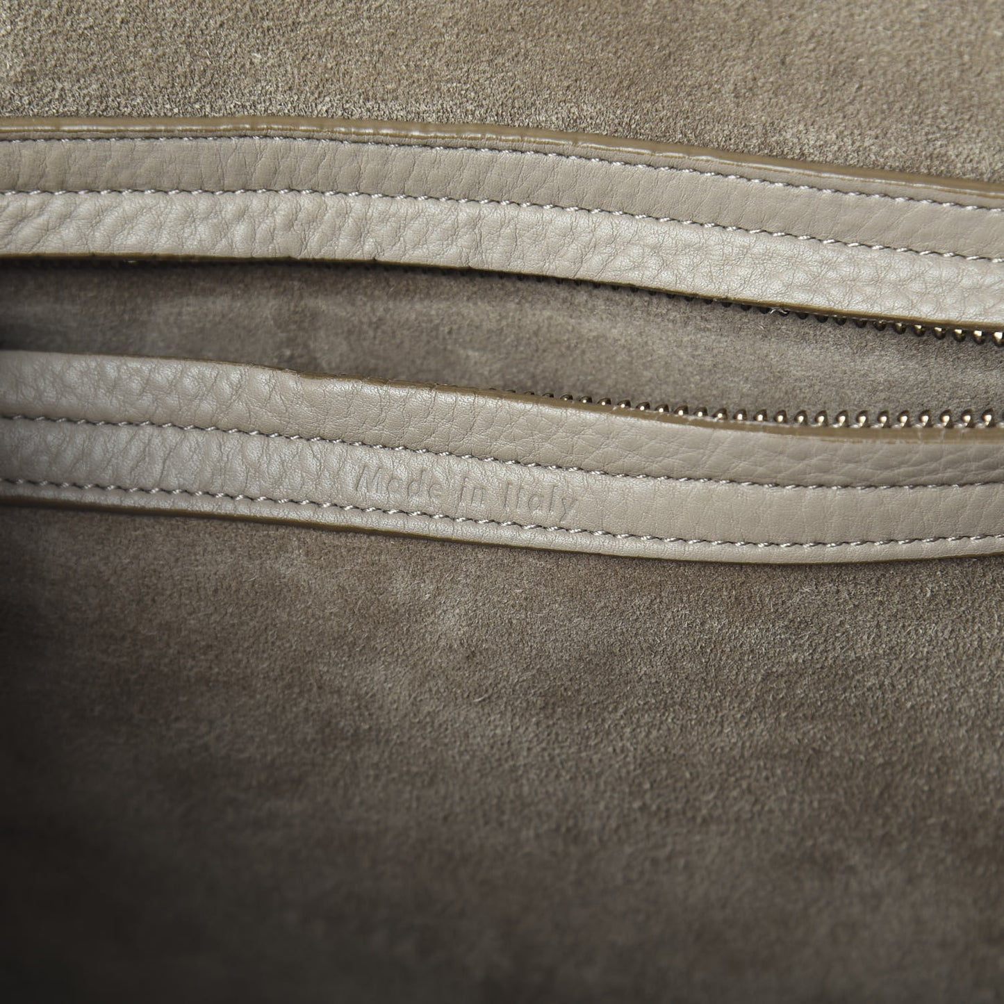 Supple Calfskin Medium Phantom Luggage Beige
