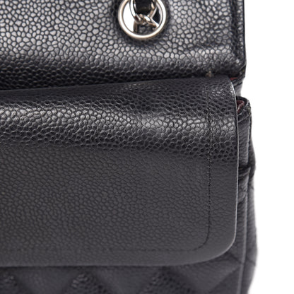 Chanel Caviar Quilted Medium Double Flap Black 11 of 12