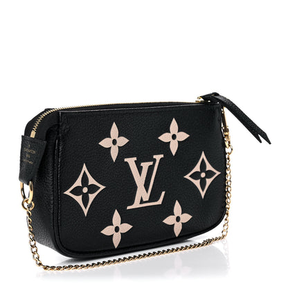 Louis Vuitton Empreinte Monogram Giant Mini Pochette Accessories Black 2 of 9