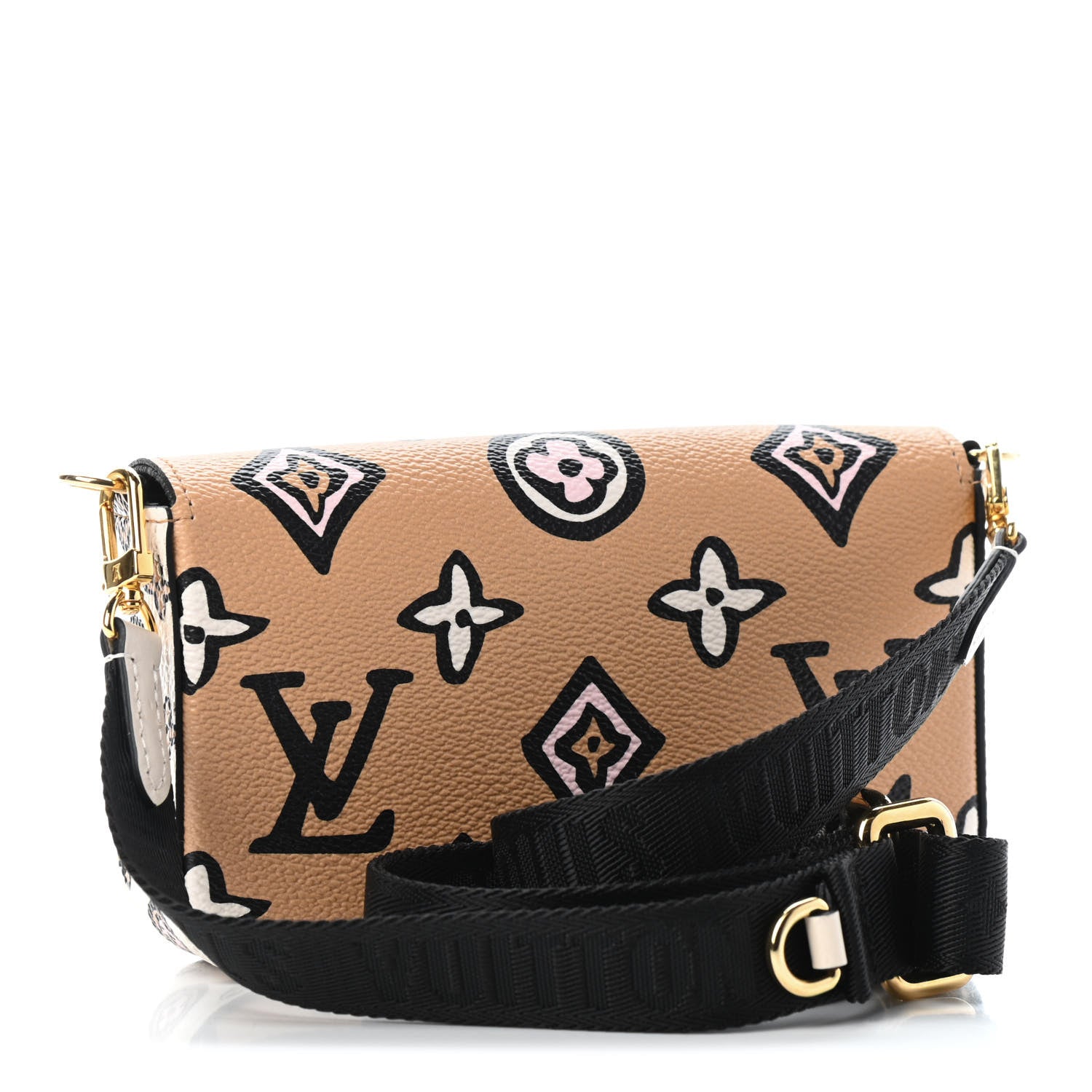 Louis Vuitton Monogram Wild At Heart Felicie Strap & Go Arizona Creme 3 of 6