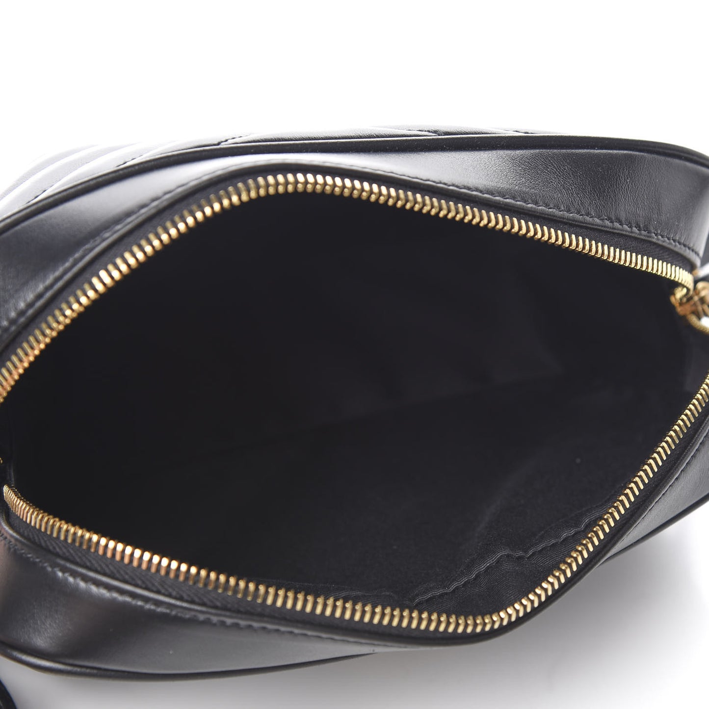 Calfskin Matelasse Monogram Lou Camera Bag Black