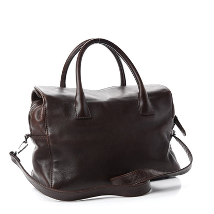 Chanel Calfskin CC Bowler Brown 3 of 12